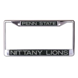 license plate frame metal with glitter Penn State Nittany Lions